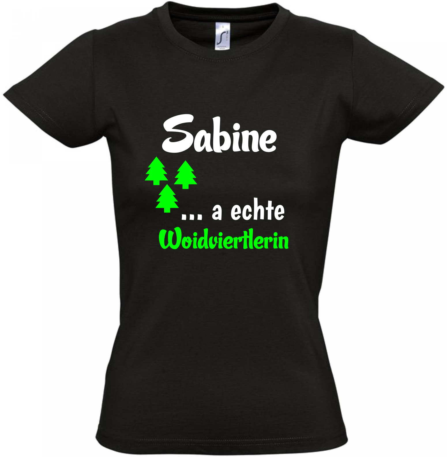 ...T-Shirt mit Namen - Waldviertel T-Shirt personalisiert Damen